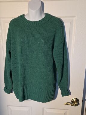 Aerie Emerald Green Knit Sweater Sz S NWT